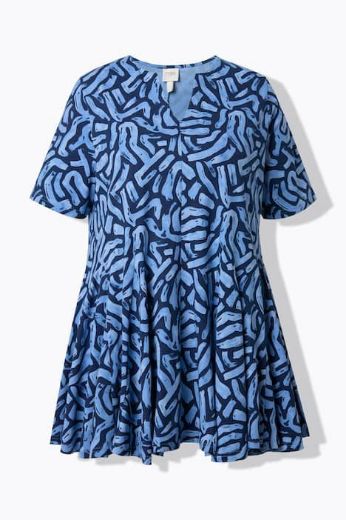 Plus size veliki brojevi Tunika kratkih rukava za punije