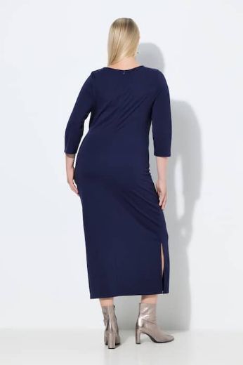 Plus size veliki brojevi Haljina midi 3/4 rukava za punije