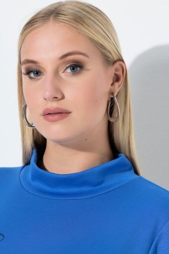 Plus size veliki brojevi Majica dugih rukava povišenog ovratnika za punije