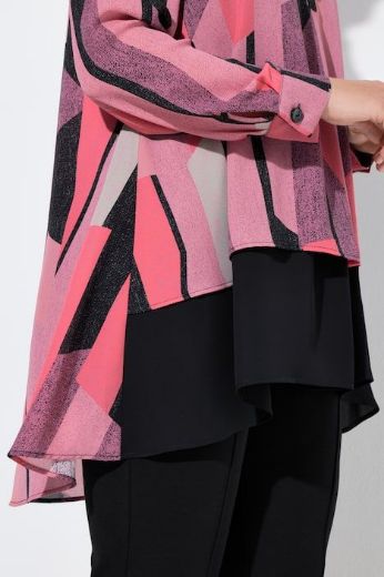 Plus size veliki brojevi Tunika dugih rukava A kroja za punije