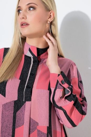 Plus size veliki brojevi Tunika dugih rukava A kroja za punije