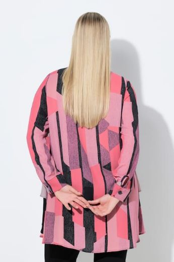 Plus size veliki brojevi Tunika dugih rukava A kroja za punije