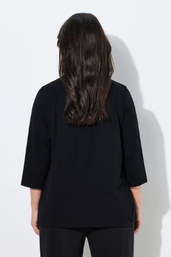 Plus size veliki brojevi Majica 3/4 rukava okruglog ovratnika za punije