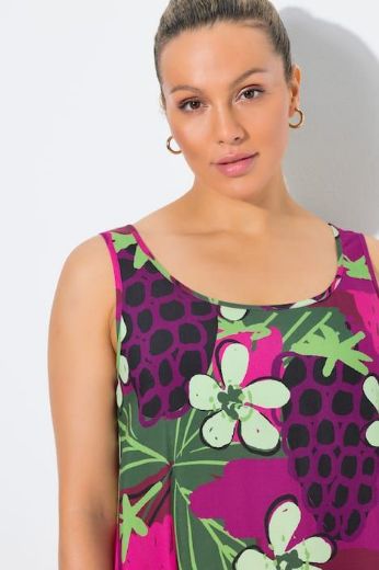 Plus size veliki brojevi Haljina maxi bez rukava za punije