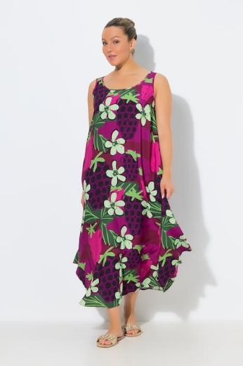 Plus size veliki brojevi Haljina maxi bez rukava za punije