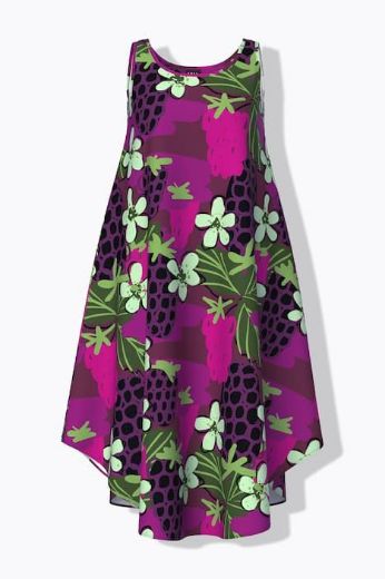 Plus size veliki brojevi Haljina maxi bez rukava za punije