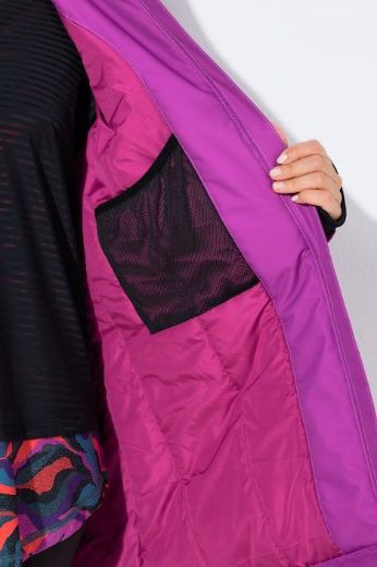 Plus size veliki brojevi Jakna dužeg kroja s patentnim zatvaračem i kapuljačom za punije