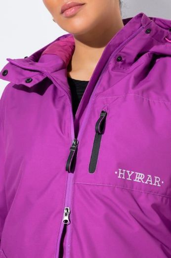 Plus size veliki brojevi Jakna dužeg kroja s patentnim zatvaračem i kapuljačom za punije