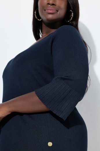 Plus size veliki brojevi Pulover 3/4 rukava V ovratnika za punije