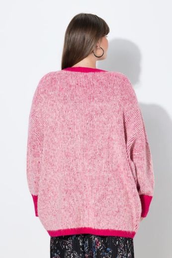 Plus size veliki brojevi Kardigan dugih rukava otvorenog kroja za punije