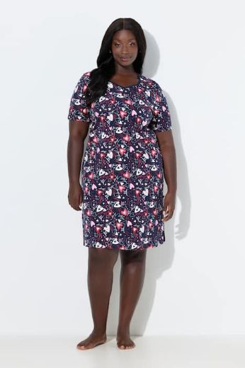 Plus size veliki brojevi Spavaćica kratkih rukava za punije