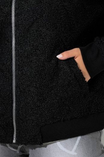 Plus size veliki brojevi Jakna lagana dugih rukava s patentnim zatvaračem za punije