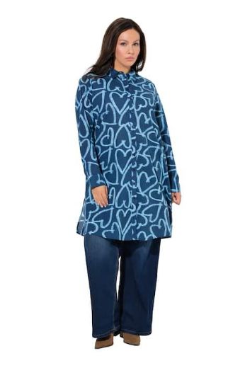 Plus size veliki brojevi Bluza dugih rukava dužeg kroja za punije