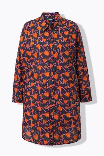 Plus size veliki brojevi Bluza dugih rukava A kroja za punije