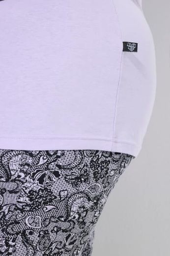 Plus size veliki brojevi Pidžama kratkih rukava i dugih nogavica za punije