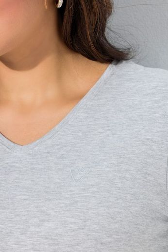 Plus size veliki brojevi Majica 3/4 rukava V ovratnika za punije