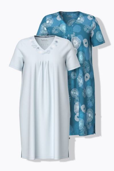 Veliki brojevi Spavaćica kratkih rukava 2 komada moda za punije