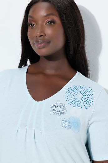 Plus size veliki brojevi Pidžama kratkih rukava i dugih nogavica za punije