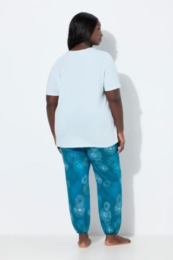 Plus size veliki brojevi Pidžama kratkih rukava i dugih nogavica za punije