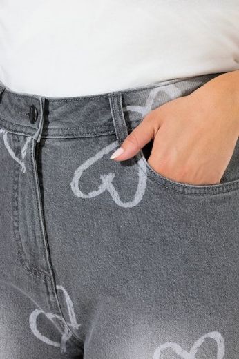 Plus size veliki brojevi Traperice širokih nogavica za punije