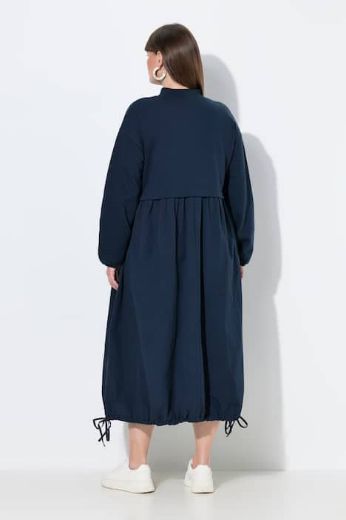 Plus size veliki brojevi Haljina maxi dugih rukava za punije