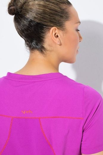 Plus size veliki brojevi Majica kratkih rukava V ovratnika za punije