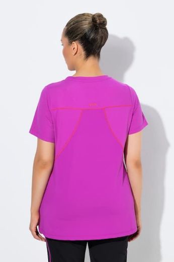 Plus size veliki brojevi Majica kratkih rukava V ovratnika za punije