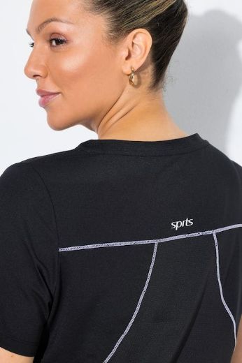 Plus size veliki brojevi Majica kratkih rukava V ovratnika za punije