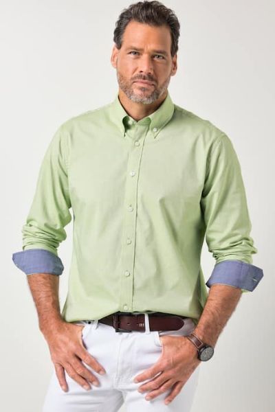 Veliki brojevi Košulja dugih rukava  dvobojna moda za punije