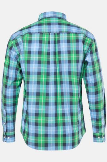 Plus size veliki brojevi Košulja dugih rukava karirana za punije