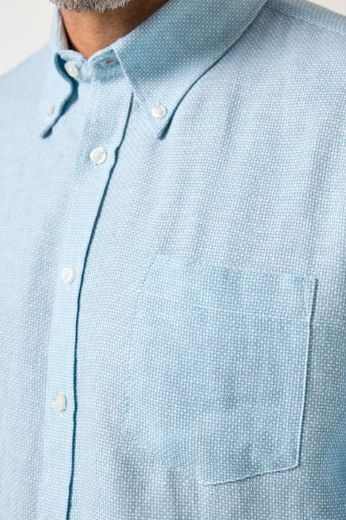 Plus size veliki brojevi Košulja dugih rukava uskog kroja za punije