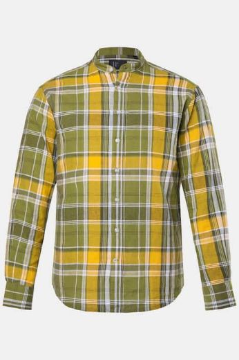 Plus size veliki brojevi Košulja dugih rukava karirana za punije