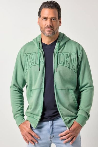 Veliki brojevi Majica dugih rukava sa kapuljačom i patentnim zatvaračem moda za punije