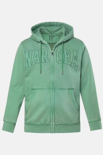 Plus size veliki brojevi Majica dugih rukava sa kapuljačom i patentnim zatvaračem za punije