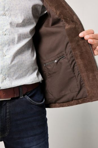 Plus size veliki brojevi Prsluk kožni sa patentnim zatvaračem za punije