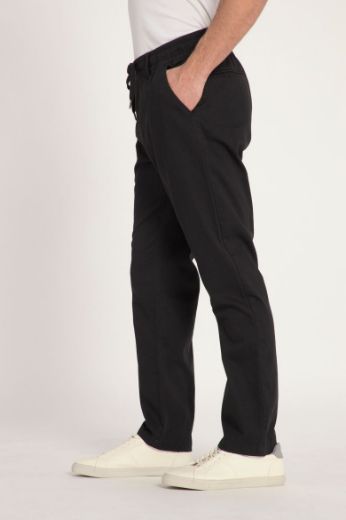 Plus size veliki brojevi Hlače lanene s vezanjem u struku za punije