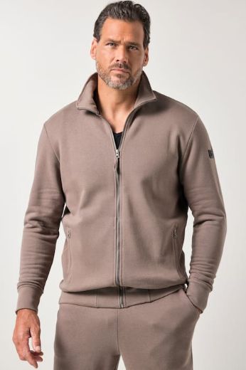 Plus size veliki brojevi Trenirka gornji dio s povišenim ovratnikom za punije