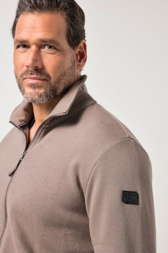 Plus size veliki brojevi Trenirka gornji dio s povišenim ovratnikom za punije