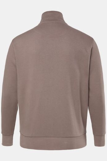 Plus size veliki brojevi Trenirka gornji dio s povišenim ovratnikom za punije