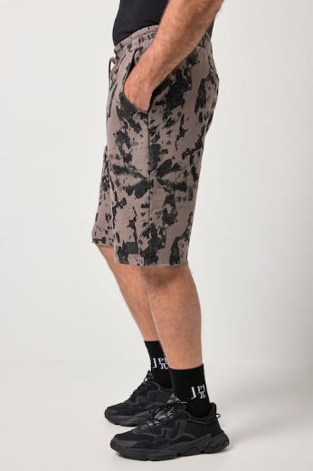 Plus size veliki brojevi Hlače bermude elastičnog struka na vezanje za punije