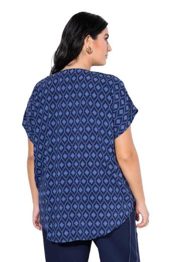 Plus size veliki brojevi Bluza kratkih rukava V ovratnika za punije