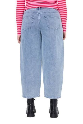 Plus size veliki brojevi Traperice širokih balon nogavica za punije