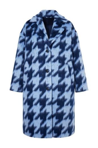 Plus size veliki brojevi Kaput na kopčanje šireg kroja za punije