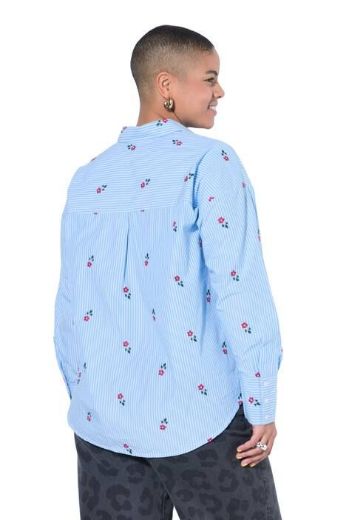 Plus size veliki brojevi Košulja dugih rukava šireg kroja za punije