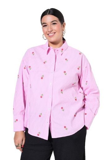 Plus size veliki brojevi Košulja dugih rukava šireg kroja za punije