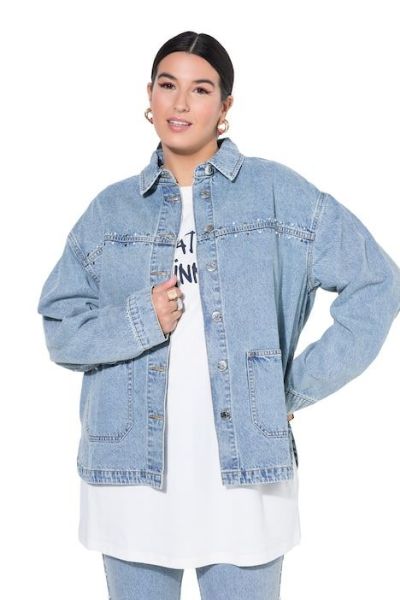 Veliki brojevi Košulja dugih rukava šireg kroja moda za punije