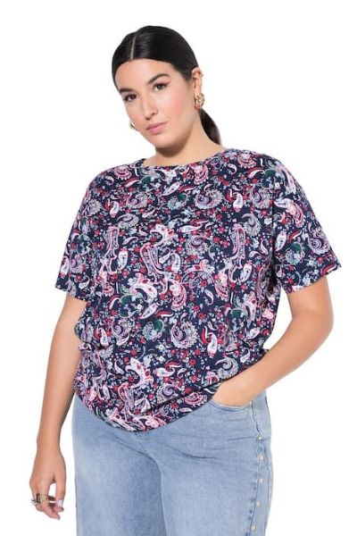 Veliki brojevi Majica kratkih rukava šireg kroja moda za punije