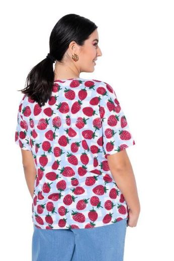 Plus size veliki brojevi Majica kratkih rukava šireg kroja za punije