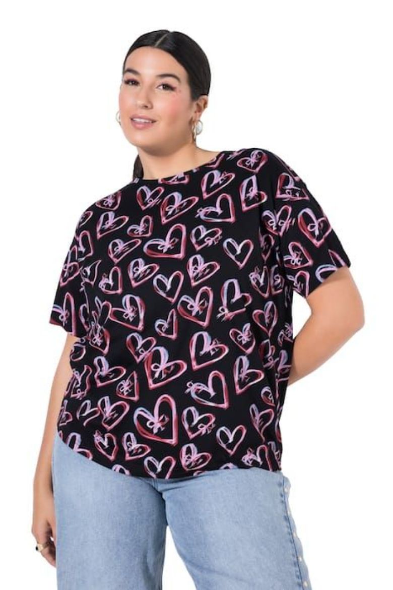 Plus size veliki brojevi Majica kratkih rukava šireg kroja za punije