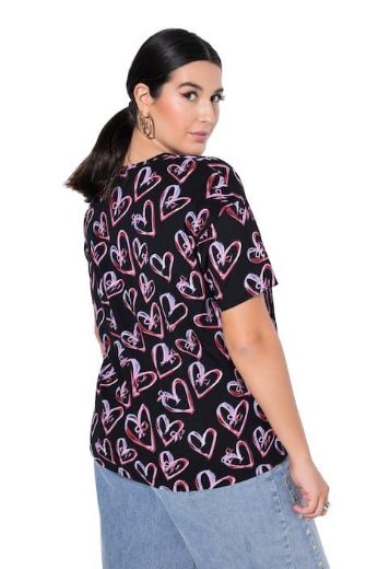 Plus size veliki brojevi Majica kratkih rukava šireg kroja za punije